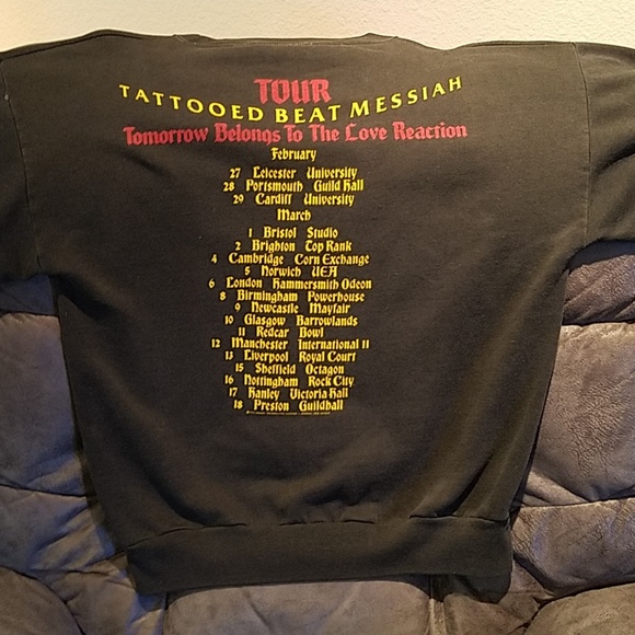 Long-sleeve sweatshirt 1988 tour of Europe sweatsh - Picture 4 of 6
